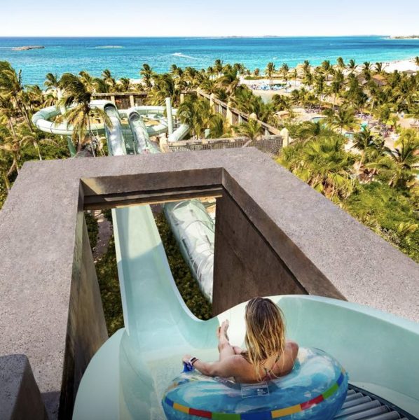 Water Slide at Atlantis Paradise Bahamas