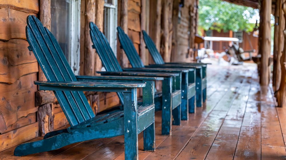 Front Porch at the Farm House
