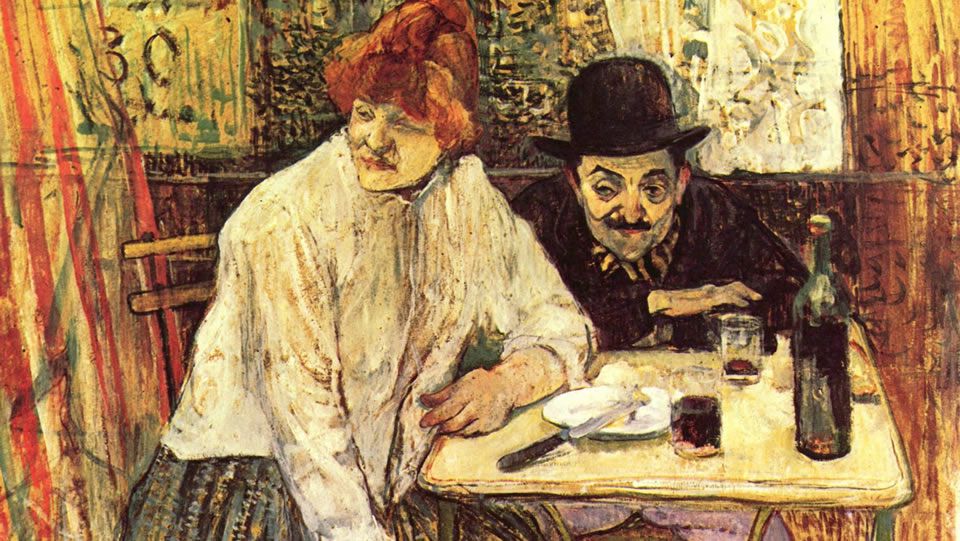 Toulouse Lautrec | At the Cafe La Mie #7