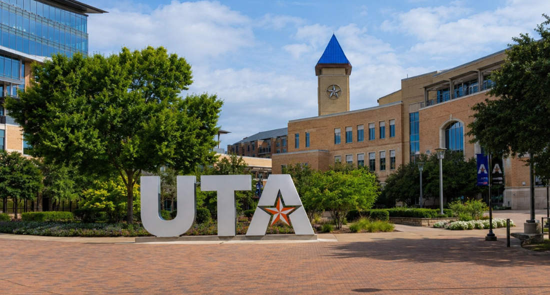 University of Texas is near the Caravan Court Hotel